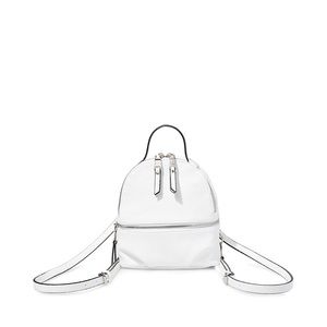 BJACKI white steve madden mini backpack
